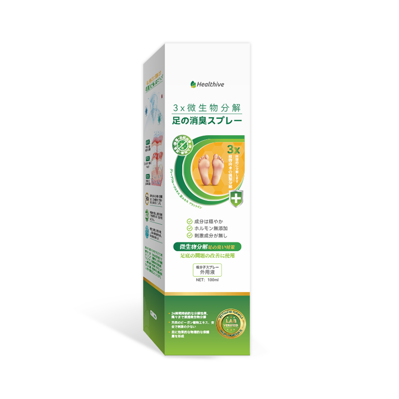 日本Healthive專研3倍抗菌脫臭植萃修護腳氣水