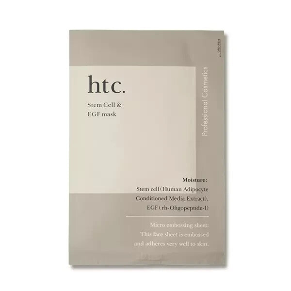 日本 HTC 幹細胞修護抗衰老面膜 10片裝 (白色)