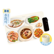 日本Yohome 薄柔捲分拆式全 墊水洗易潔速熱多用餐伴暖 餸墊PRO