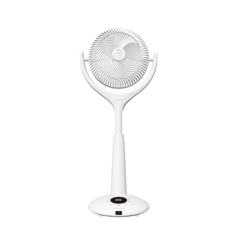 日本Yohome 5D全方位雙面雙葉對流淨化智能語音伸縮循環扇 PRO