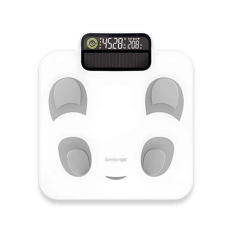 Comforbot PV-Tech光能自充電專業級雙頻精準智能健康數據監測家庭多用戶體脂磅PRO