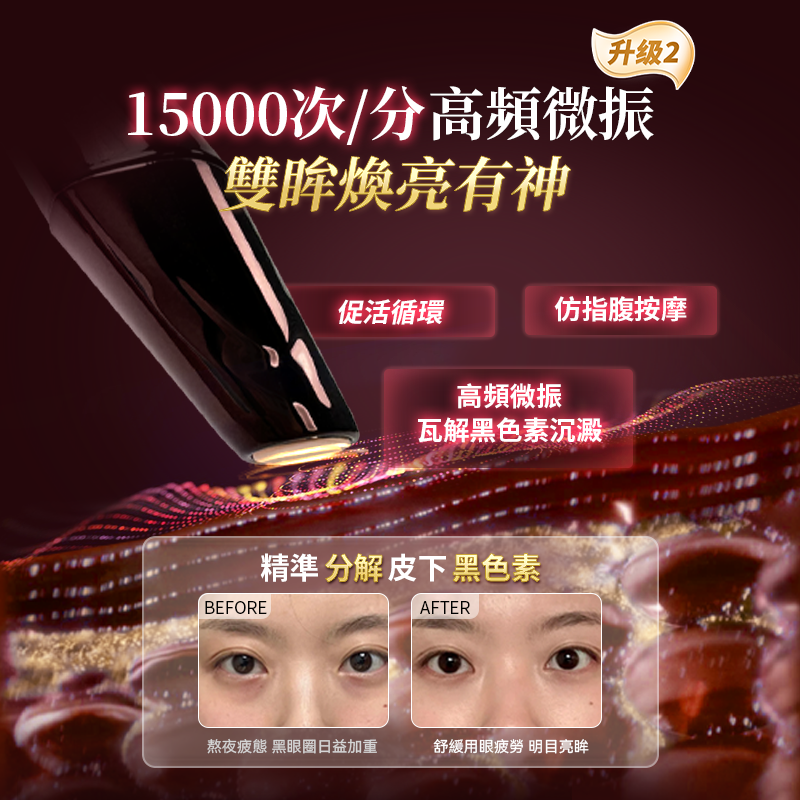 日本JUJY 雙頭全效全眼周逆齡聚能射頻美眼儀 PRO 4.0