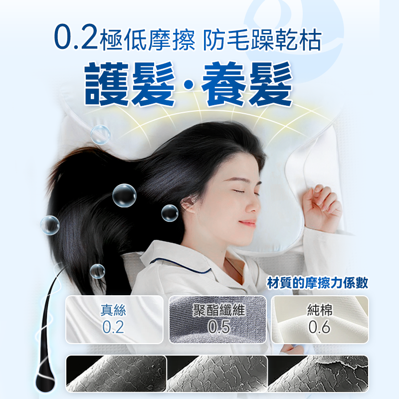 日本DEAR.MIN 特級6A真絲Facial-Touch美容養髮睡美枕套