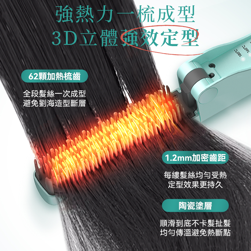 日本JUJY 無線迷你折疊隨時劉海髮尾快速造型NCT恆溫速熱便攜隨身造型梳