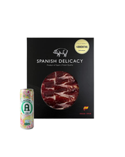 EAT GOOD SPAIN - 48個月機切黑毛豬前腿 (橡果+穀飼)（約80克）直播限定：送Amatista 西班牙Moscato 甜白汽酒 250ml 1罐