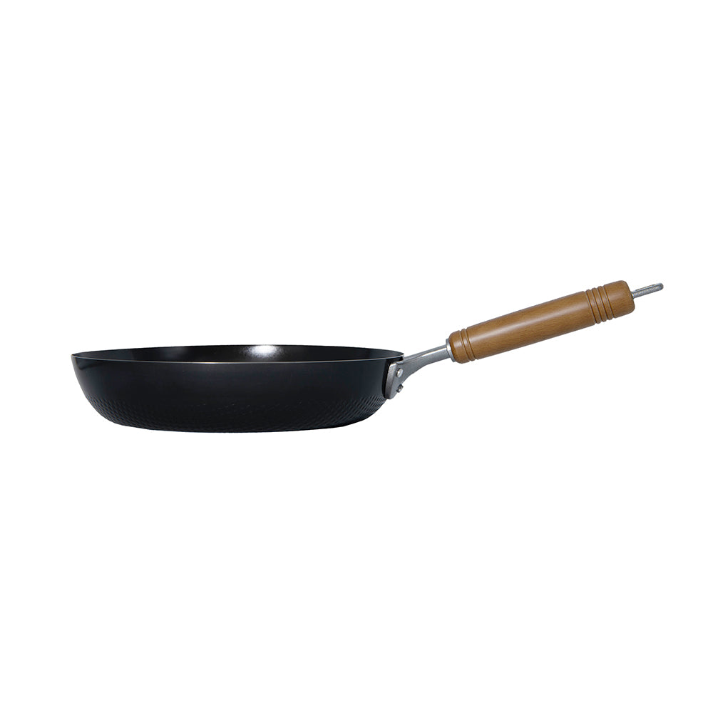 日本燕三条製鐵流｜格紋鐵鍋系列 格仔錘紋煎鍋 26cm