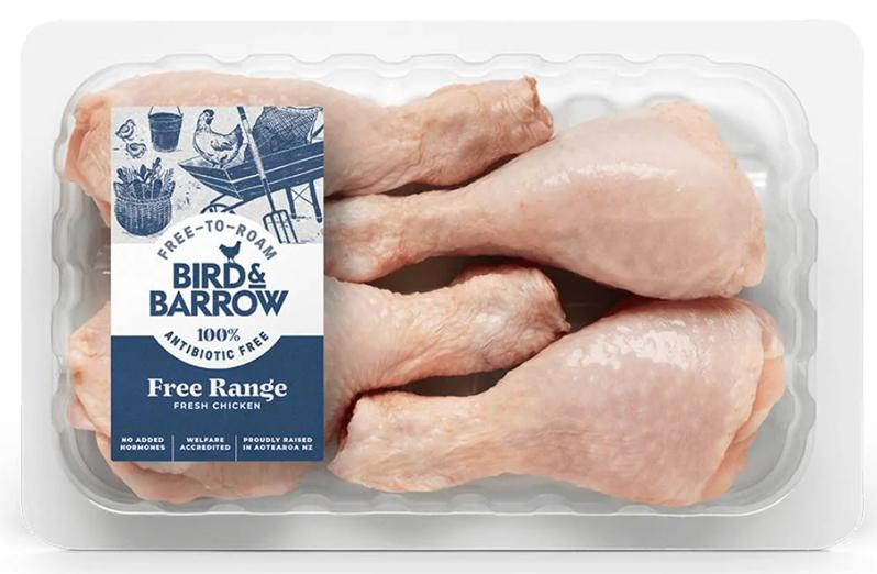 紐西蘭Bird & Barrow無激素走地雞下髀(4隻裝約380克)