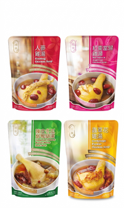 順南湯水組合(人參雞湯/紅棗當歸雞湯/蟲草花雞湯 /陳皮冬瓜燉鴨腿湯)