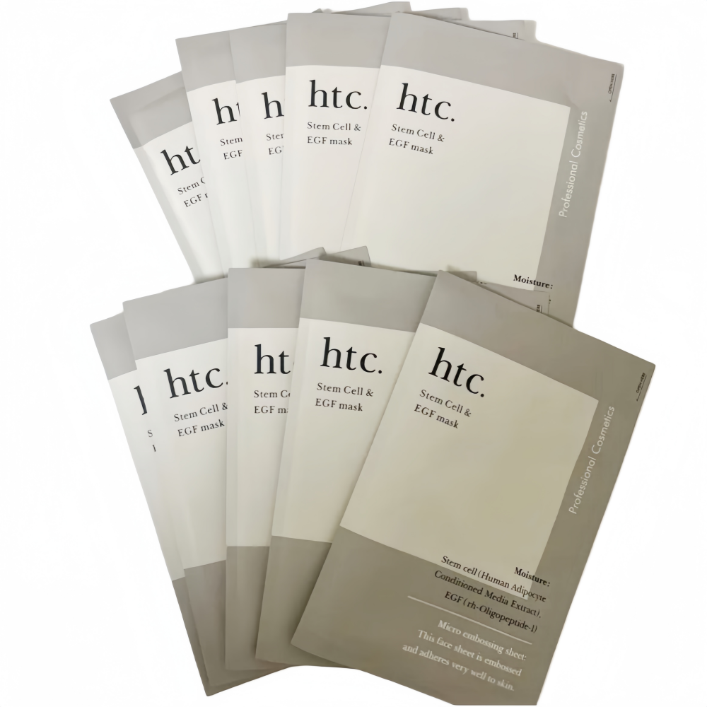 日本 HTC 幹細胞修護抗衰老面膜(10片裝)(白色)