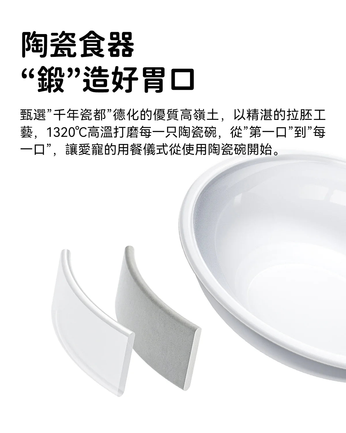 HomerunPet-寵物智能遠程餵食器專用陶瓷碗
