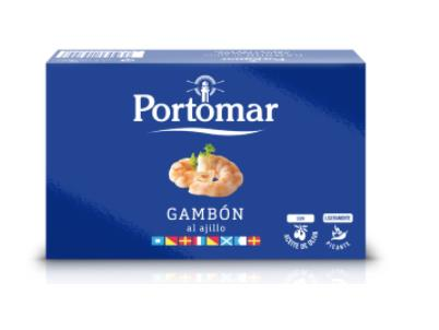 Portomar - 西班牙油封蒜味蝦（約111克）