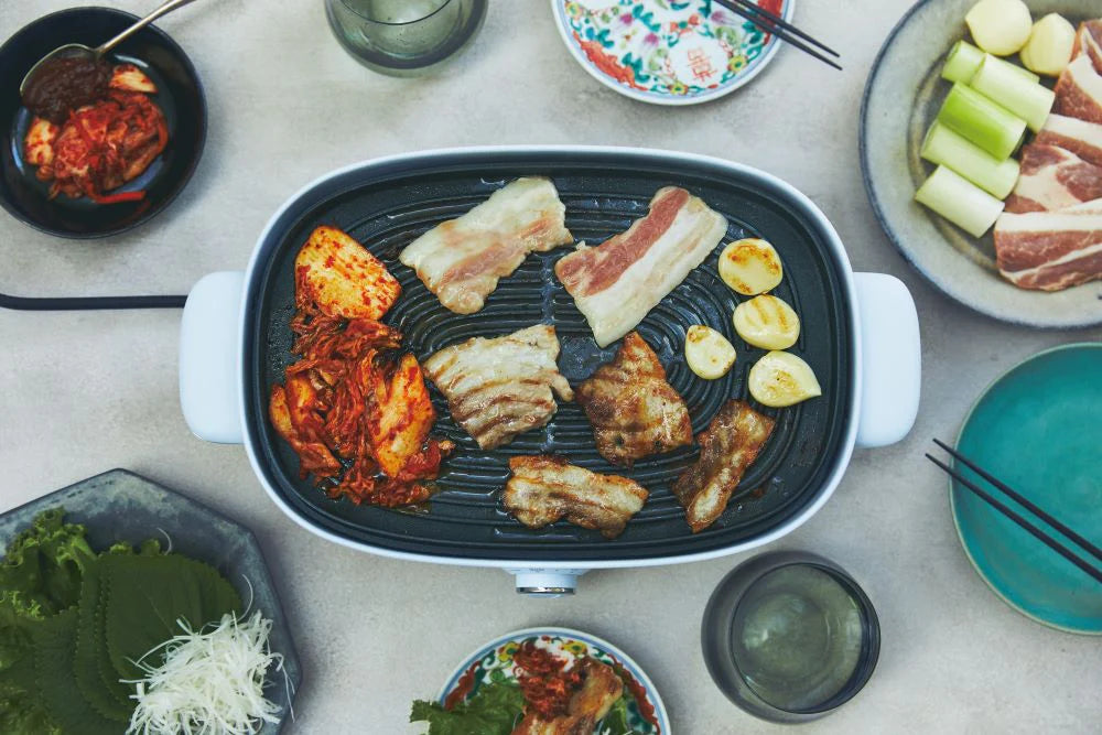 récolte Home BBQ 2WAYS GRILL 日式雙面電烤爐(青藍色)