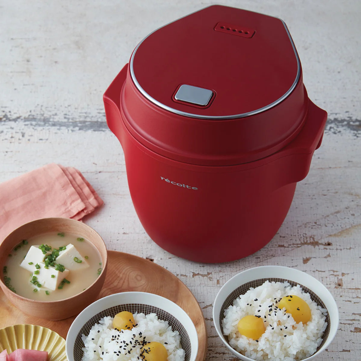 récolte Compact Rice Cooker 電子鍋(紅色)