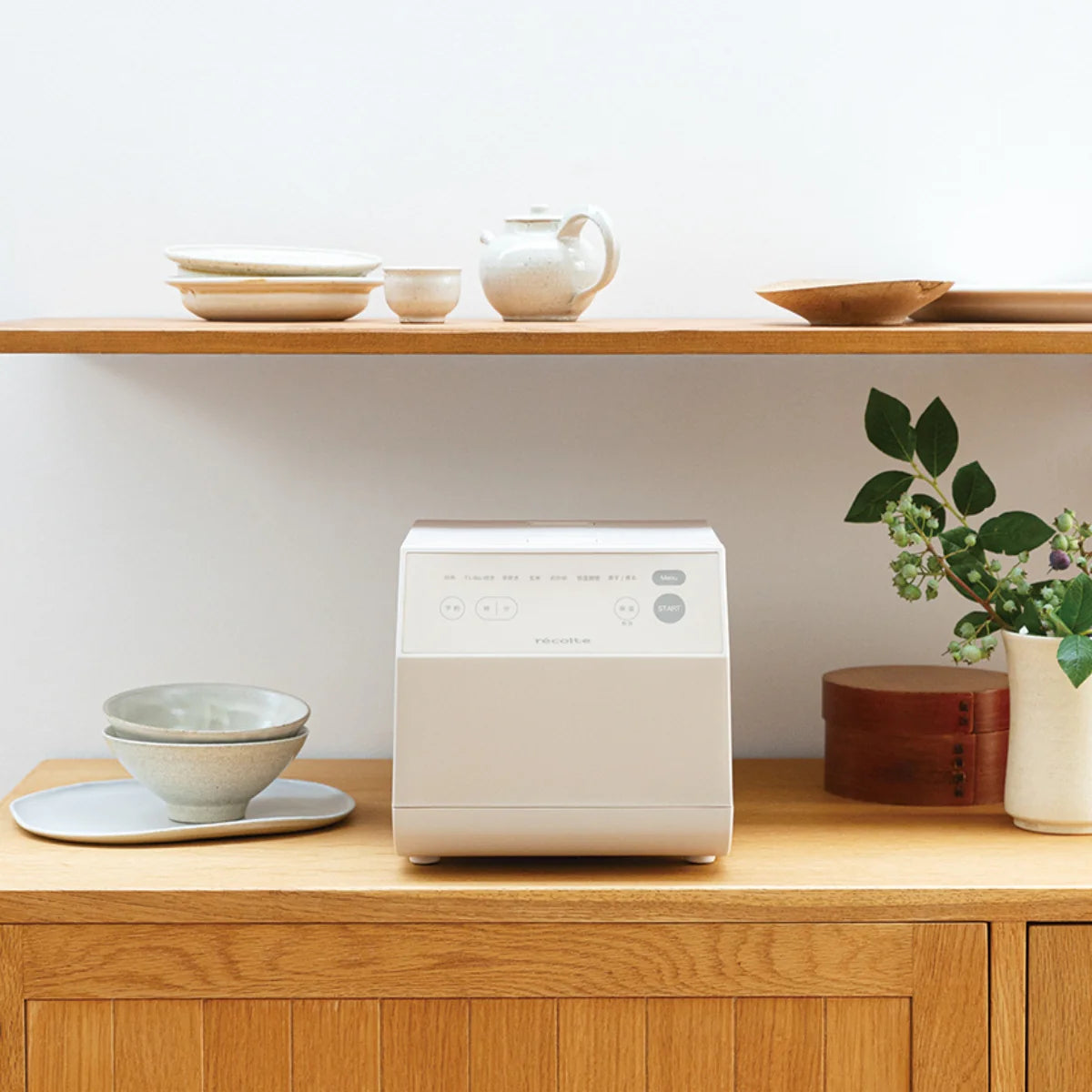 récolte Cooking Rice Cooker 電子鍋(白色)