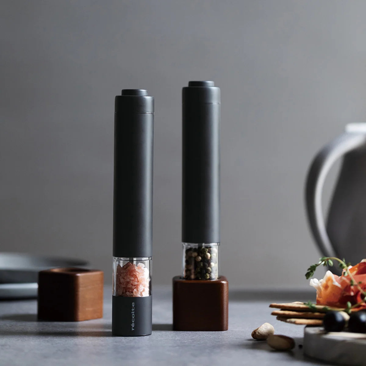 récolte Salt & Pepper Mill Mini 電動研磨器(深灰色)