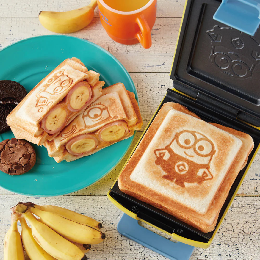 récolte Press Sand Maker Plaid-Minion Limited Edition 厚燒格子三明治機小小兵限定款