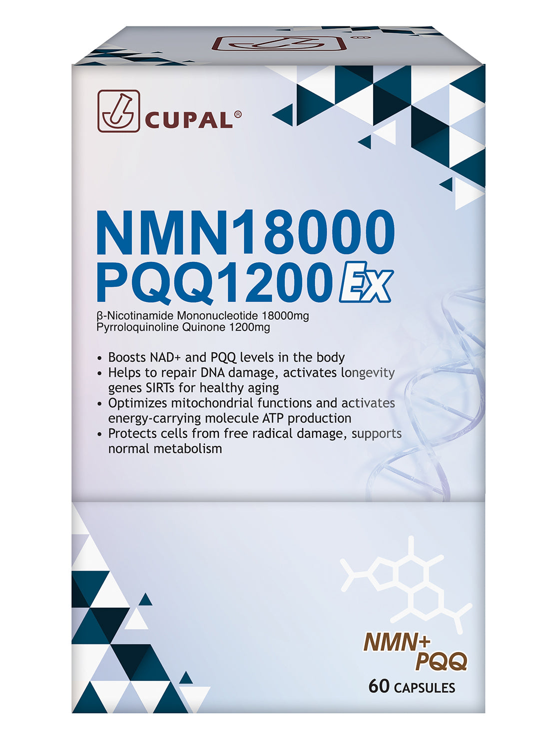 CUPAL - 古寶黃金版 NMN18000 PQQ1200 Ex 60 粒
