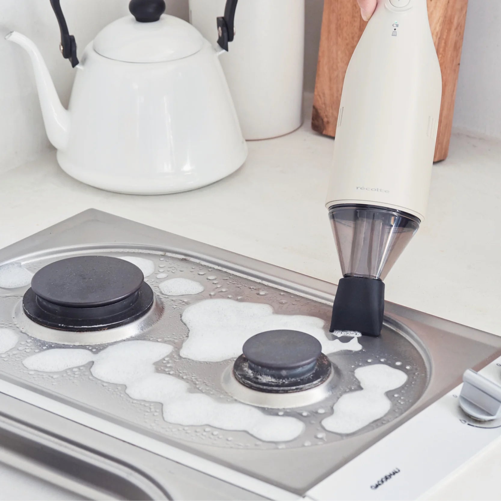 récolte Cordless Wet & Dry Cleaner 無線乾濕兩用吸塵機(白色)