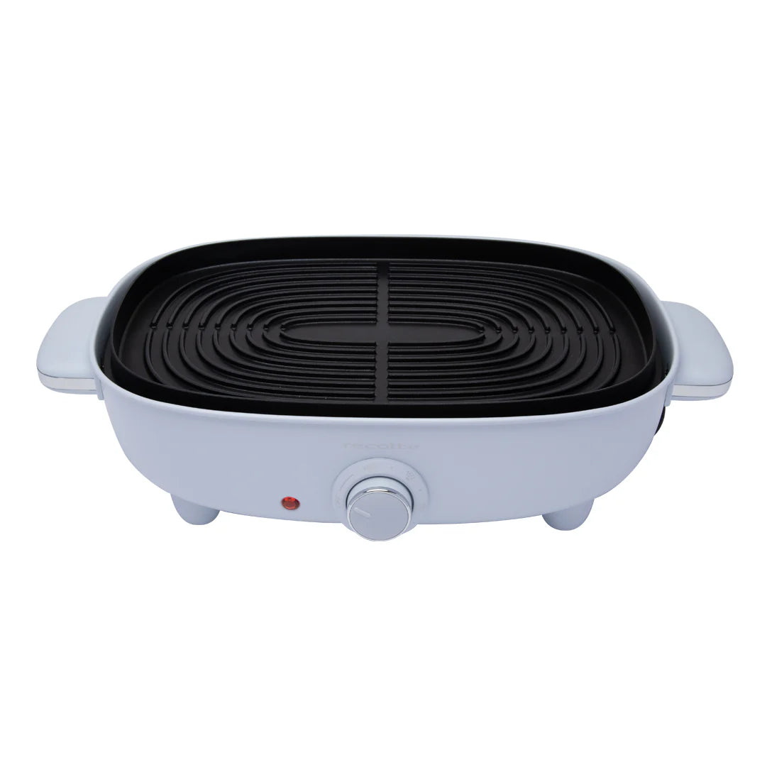 récolte Home BBQ 2WAYS GRILL 日式雙面電烤爐(青藍色)