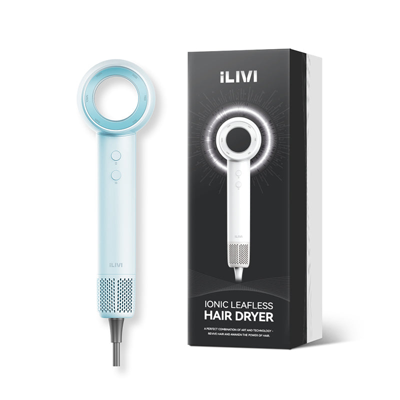 德國iLIVI負離子速乾無葉風 筒 V10-冰川藍