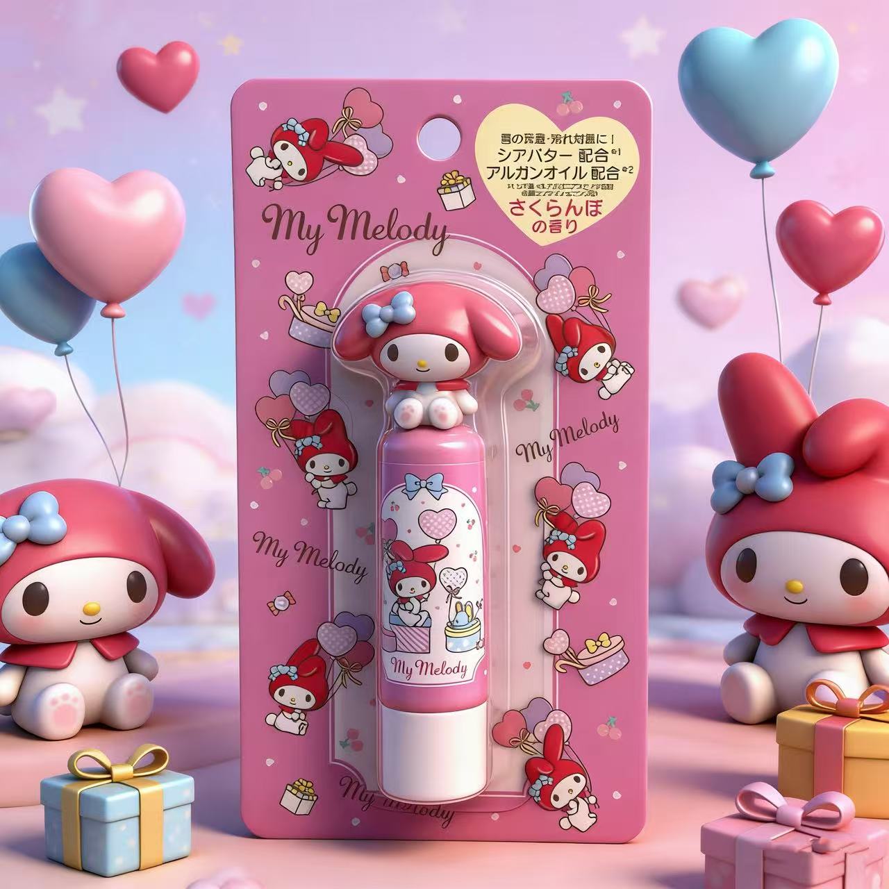 三麗鷗限定潤唇膏（櫻桃味）（MY MELODY）