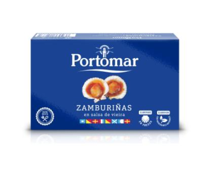 Portomar - 西班牙醬汁扇貝（約115克）