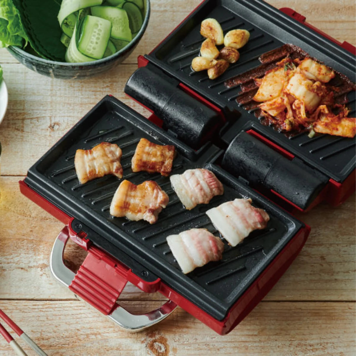 récolte 2Way Grill Amet 雙面煎烤盤(紅色)